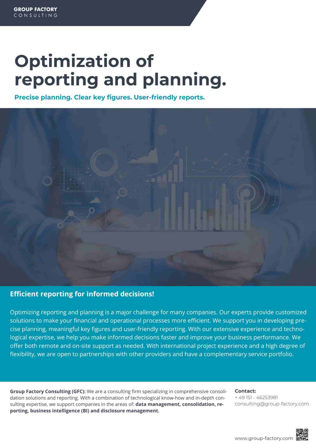 Reporting Support Reporting and Planning Consulting | Optimize Your KPIs